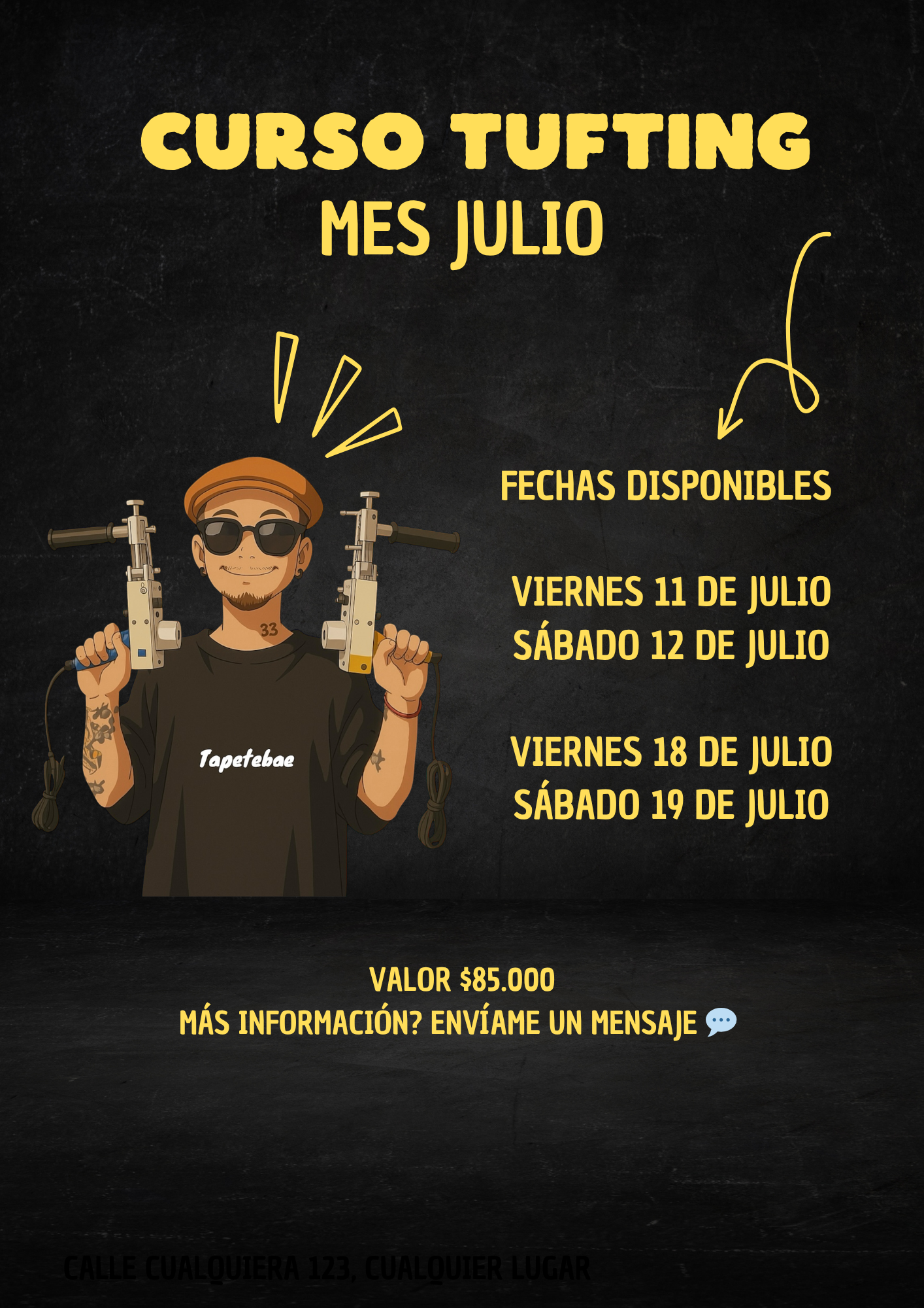 Taller de Tufting Santiago (Curso presencial)