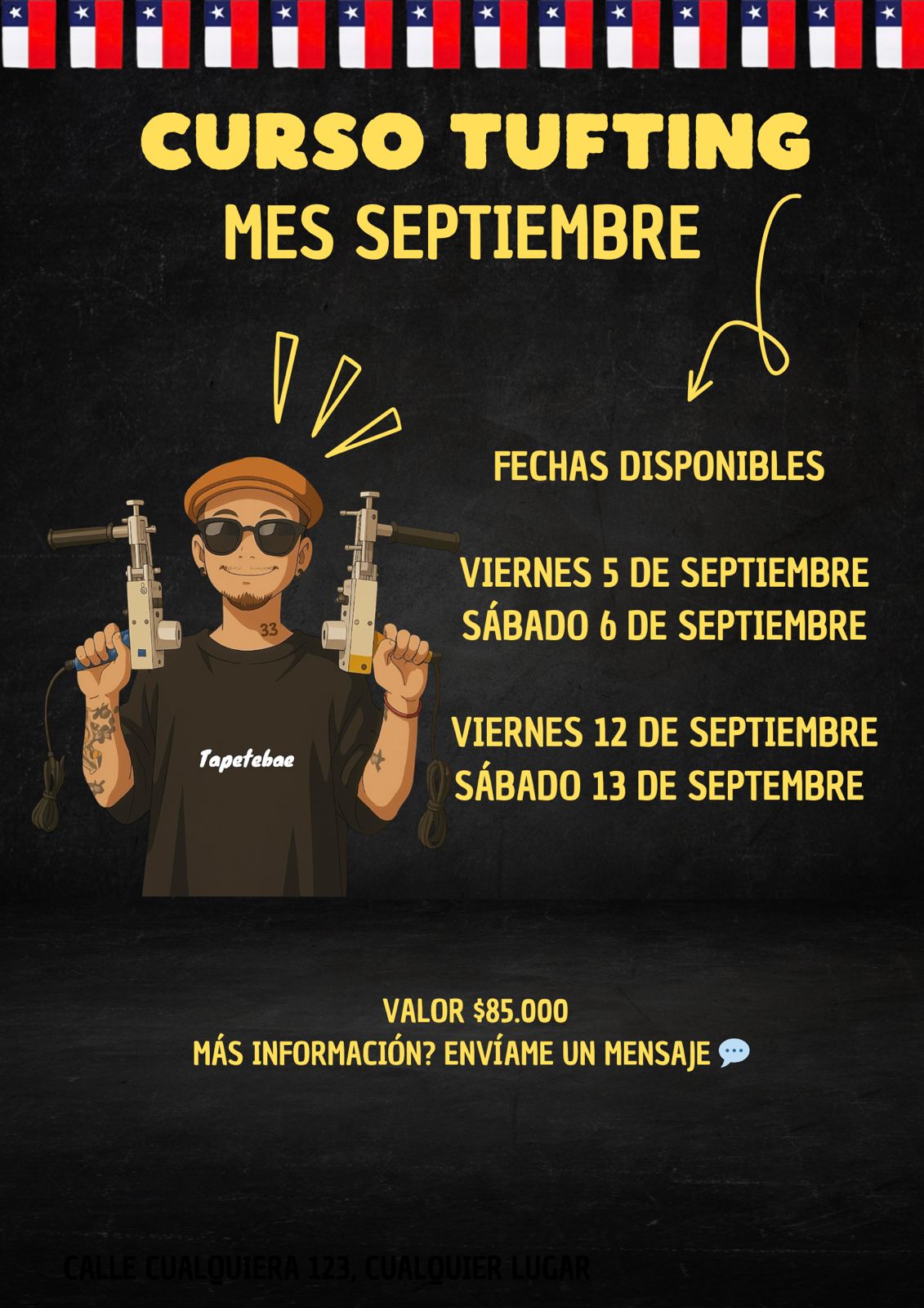 Taller de Tufting Santiago (Curso presencial)
