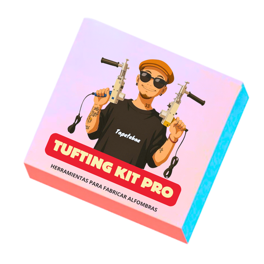 Kit de Tufting | PACK PRO | 10 Productos + 1 regalo | Herramientas para fabricar alfombras
