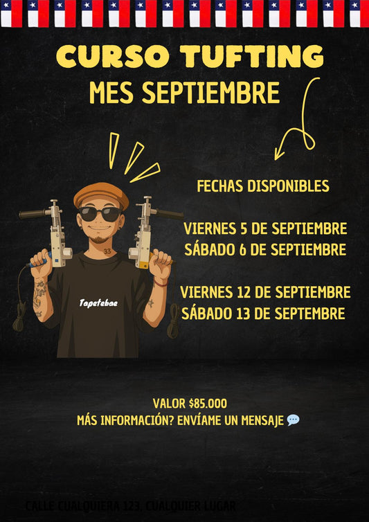 Taller de Tufting Santiago (Curso presencial)