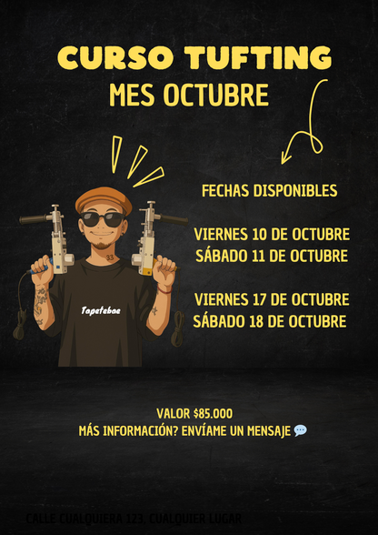 Taller de Tufting Santiago (Curso presencial)