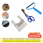 Kit de Tufting + Telar de Madera 80x80cm | Pack Esencial (11 Productos + Regalo)