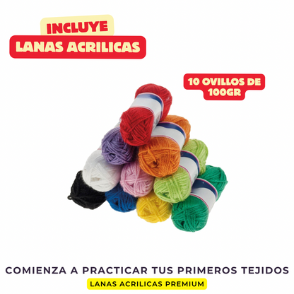 Kit de Tufting | PACK PRO | 10 Productos + 1 regalo | Herramientas para fabricar alfombras