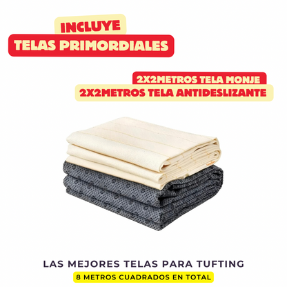 Kit de Tufting | PACK PRO | 10 Productos + 1 regalo | Herramientas para fabricar alfombras