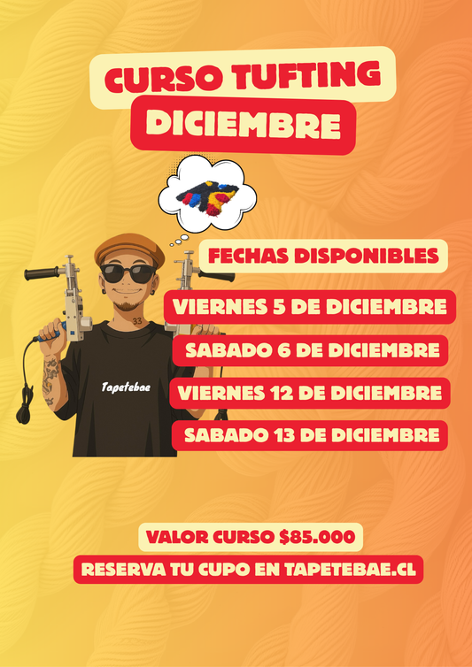 Taller de Tufting Santiago (Curso presencial)