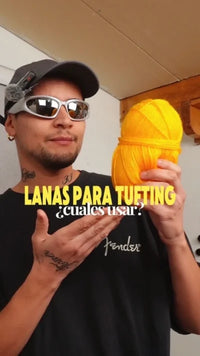 ¿Qué lana usar para hacer tufting?