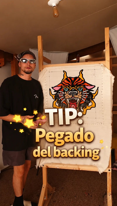 Pegado del backing