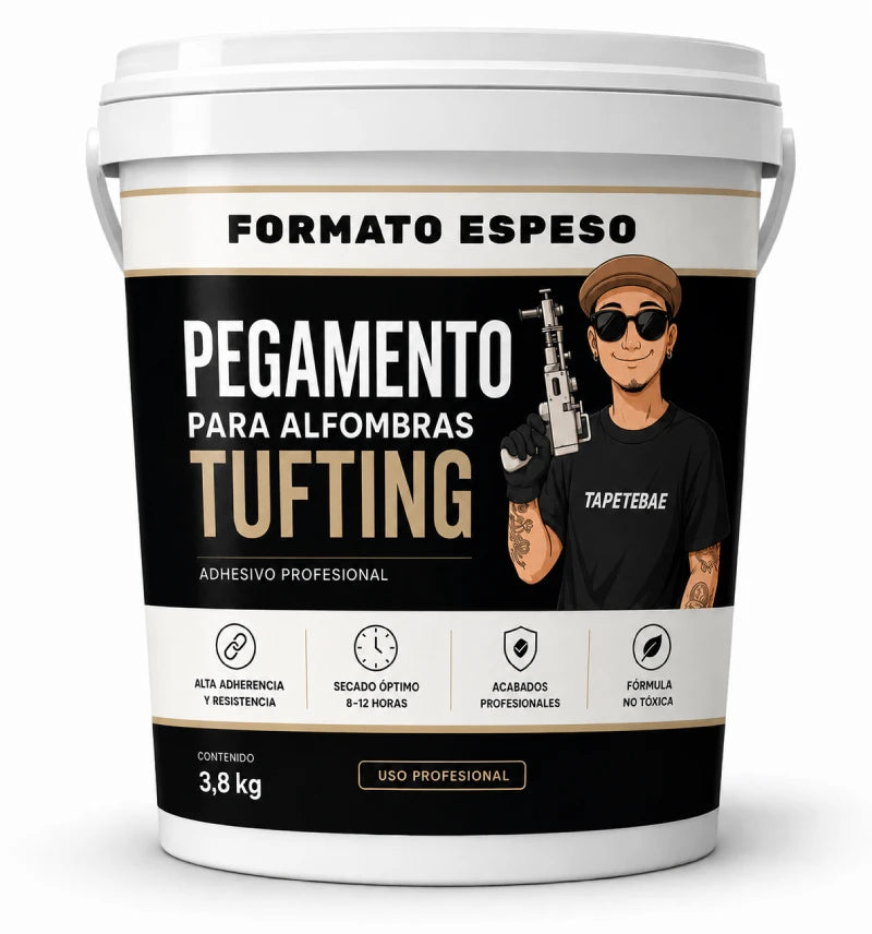 Pegamento para alfombras Tufting 3.8 kg Formato pasta